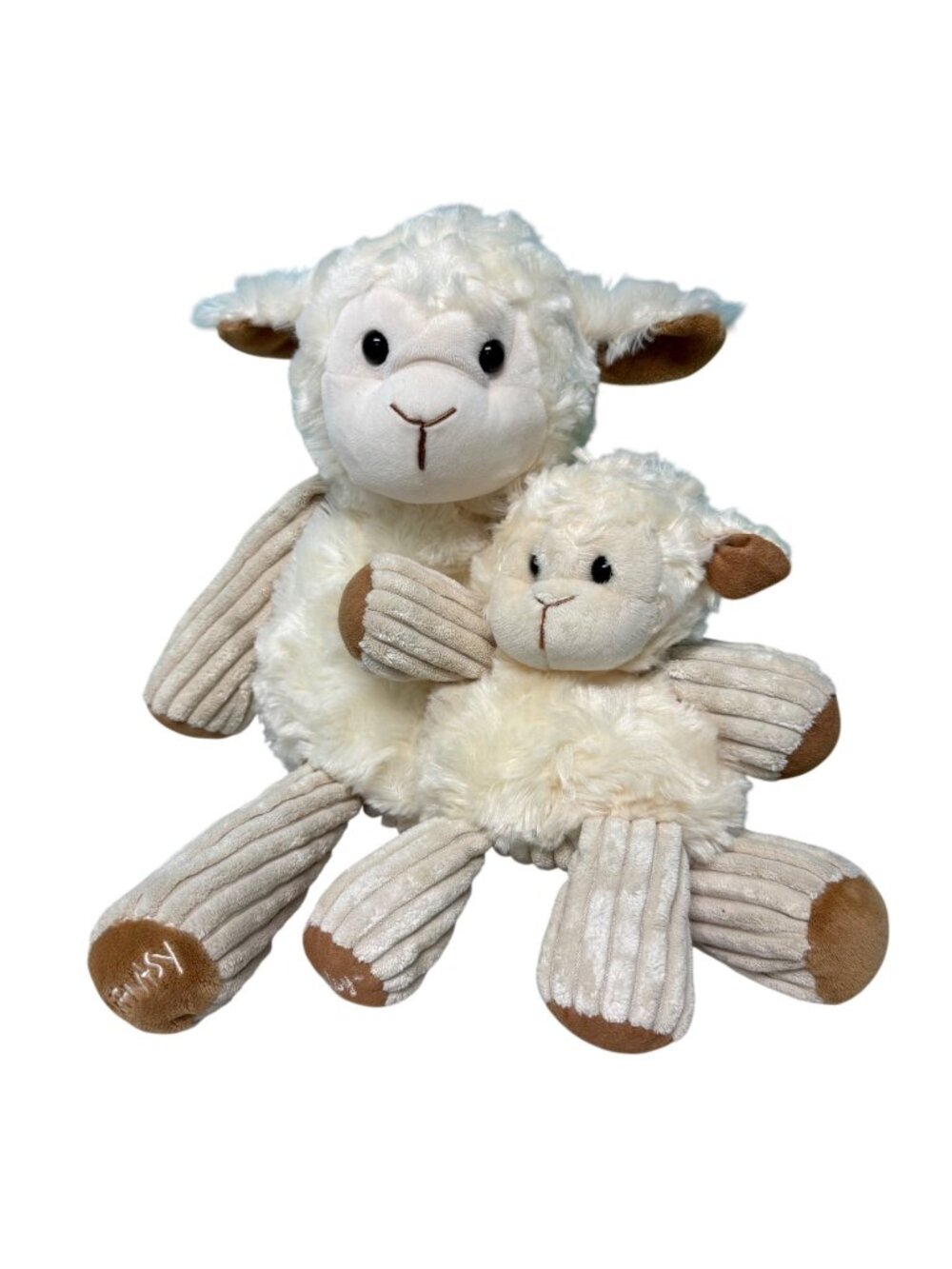 Scentsy Buddy Lenny Lamb Plush Set Baby Lenny Sheep Large Small